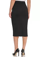 Women's High Waist Midi Pencil Skirt