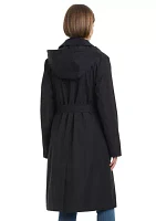 Women's Belted Rain Trench Coat