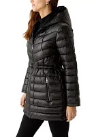 Women's Packable Mid Length Puffer Jacket