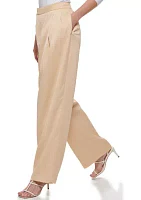 Women's Crossover Pleat Front Trouser Pants