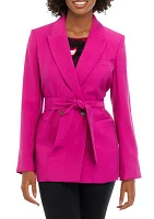 Women's Double Breasted Belted Jacket