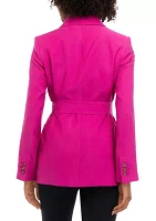 Women's Double Breasted Belted Jacket