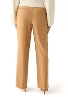 Women's Seamed High Waisted Wide Leg Pants