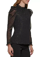 Women's Puff Sleeve Blouse