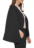 Women's Scuba Crepe Cape Jacket