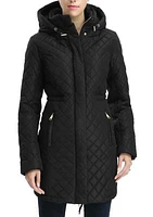 Women's Waterproof Quilted Parka Coat