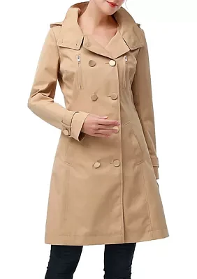 Women's Eeva Waterproof Hooded Trench Coat