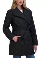 Women's Janelle Quilted Drape Coat