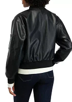 Women's Vegan Bomber Jacket