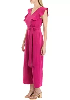 Women's Ruffle Sleeve Jumpsuit