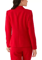 Women's Crepe One Button Jacket