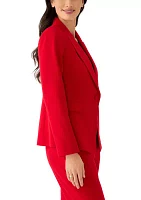 Women's Crepe One Button Jacket