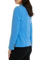 Women's Button Accented Blazer