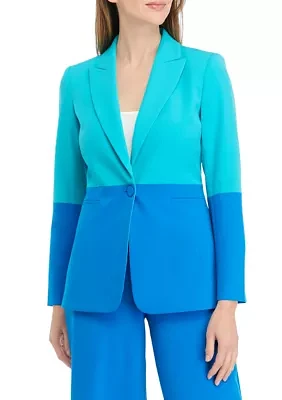 Women's Color Block Bistretch Blazer