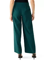 Women's Crepe Wide Leg Pants