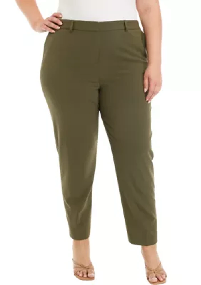 Plus Slim Ankle Pants