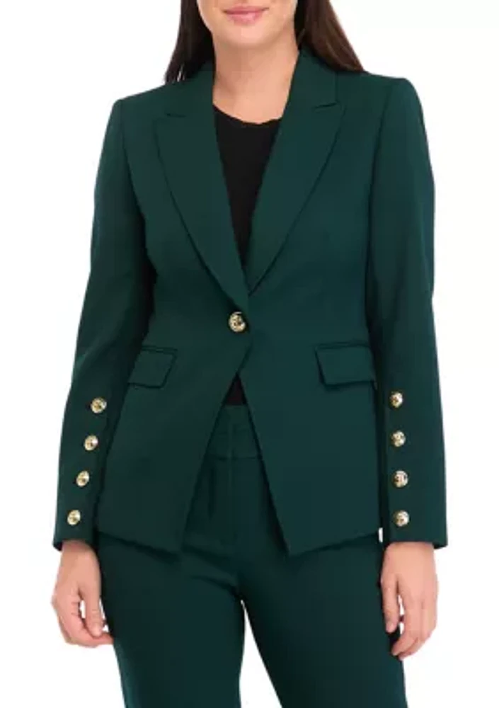 Women's Twill One Button Jacket