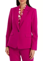 Women's Button Lapel Blazer