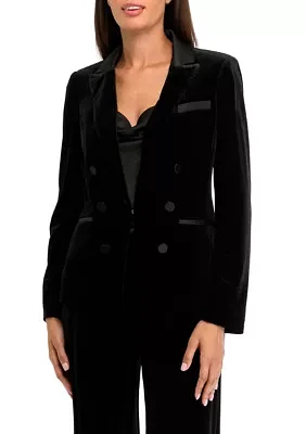 Women's Velvet Satin Jacket