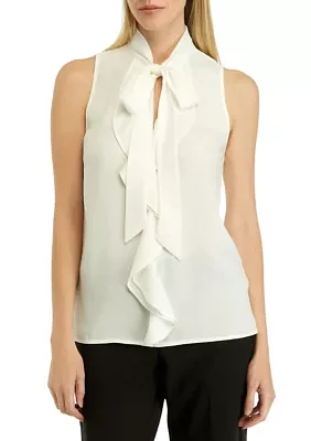 Women's Bow Ruffle Blouse