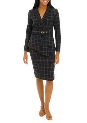 Women's Nested Midnight Saddle Skirt Suit