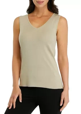 Women's V-Neck Sweater Tank