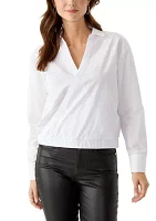 Women's Long Sleeve Crisscross Top