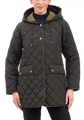 Quilted Jacket with Hood