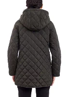 Quilted Jacket with Hood