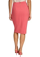 Women's Scuba Crepe Pencil Skirt