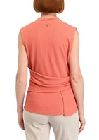 Women's V-Neck Peplum Blouse