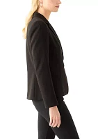 Women's Single Button Crepe Jacket