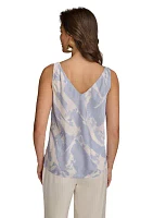 Women's Sleeveless Cowl Neck Top