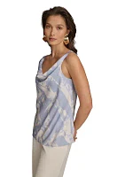 Women's Sleeveless Cowl Neck Top