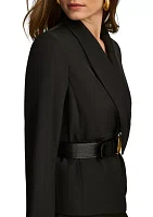 Women's Soft Suited Belted Blazer