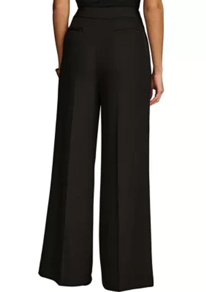 Women's Soft Suiting Wide Leg Pants