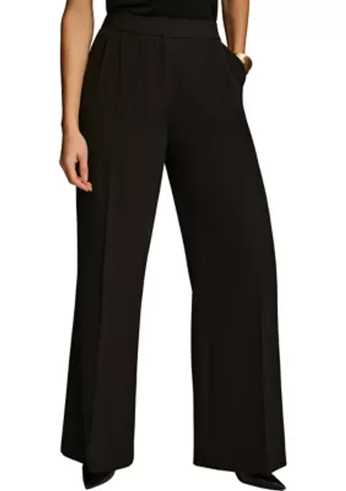 Women's Soft Suiting Wide Leg Pants