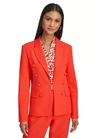 Women's Double Breasted Cutaway Suit Jacket