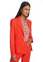 Women's Double Breasted Cutaway Suit Jacket