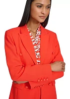 Women's Double Breasted Cutaway Suit Jacket