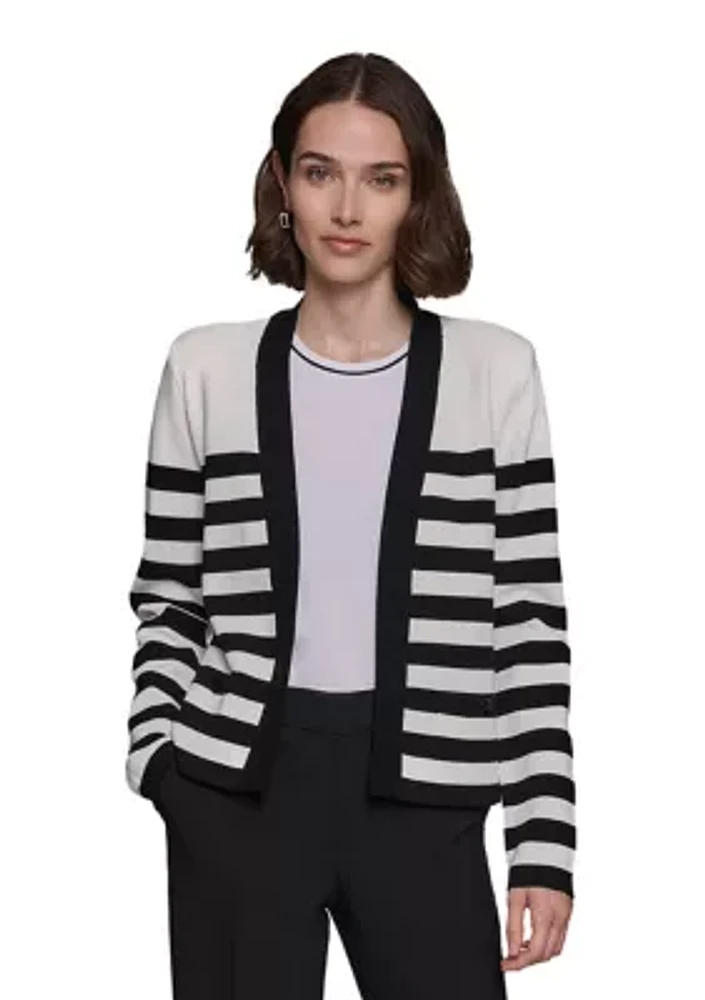 Women's Striped Cardigan