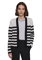 Women's Striped Cardigan