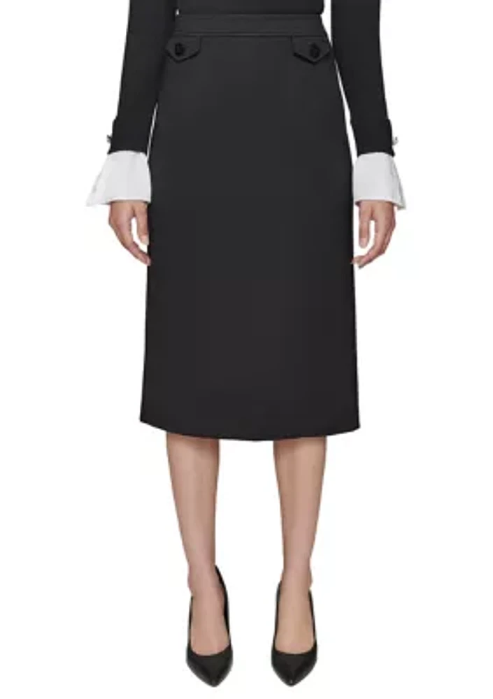 Women's Ponte Pencil Skirt