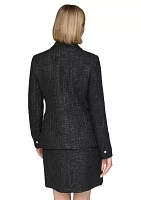 Women's Tweed Double Breasted Shimmer Jacket