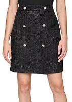 Women's Tweed Mini Skirt