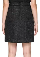 Women's Tweed Mini Skirt