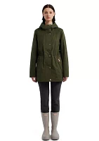 Women's Adela Cotton Canvas Rain Jacket