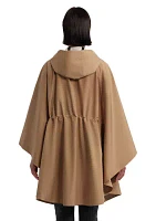 Women's Rose Rain Bonded Novelty Cape