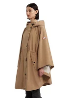 Women's Rose Rain Bonded Novelty Cape