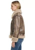 Women's Zarina Textured Sherpa Jacket